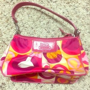 Coach Valentine handkerchief bag